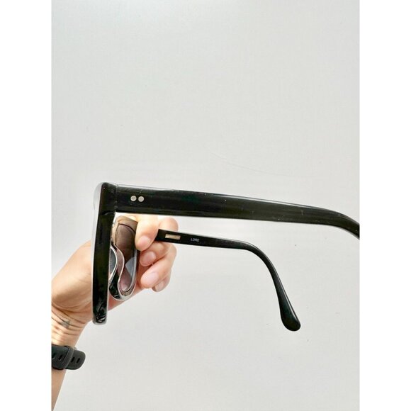 DEREK LAM Lore Black Acetate Plastic Full Frame Cat Eye Sunglasses - Picture 8 of 16